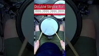Rudiment 6 - Double Stroke Roll - Monster Chops - Be a Better Drummer Fast! #rudiments  #drums