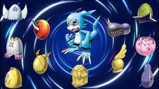 V-mon - Veemon Armor Evolution Line!