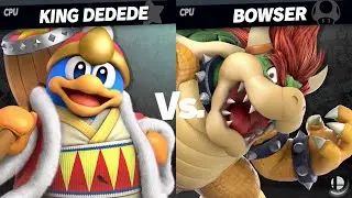 Super Smash Bros. Ultimate - King Dedede vs Bowser