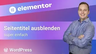 Hide Elementor Page Title - Hide the Page Title in Just 2 Clicks