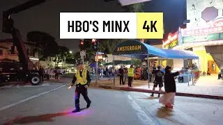 Walk Film Set in Los Angeles | Westwood HBO Minx 4k