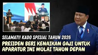 🔴SELAMAT!! JELANG TAHUN 2026, ADA KENAIKAN GAJI DARI PRESIDEN UNTUK APARATUR NEGARA INI. CEK SEGERA!