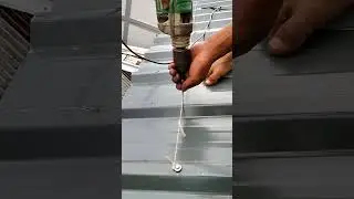 screwing on sheets | self drilling screws work |