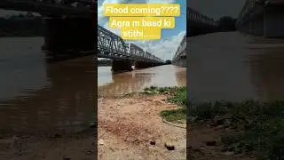 FLOOD  IN AGRA COMING ????? #agra #flood #nature #mumbai #aajtak #travel #viral #barish #trending