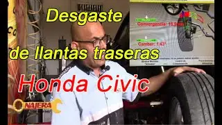 Como corregir desgaste de llantas traseras en Honda