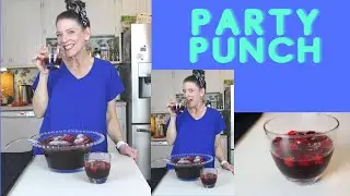 Cranberry Pomegranate Punch | Party Drink | Quick Party Cocktail | Sugar Free