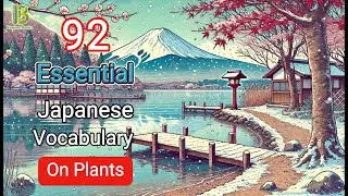 Learn 92 Essential Japanese Vocabulary - Topic Plants With Real Examples | From Beginner To JLPT N3