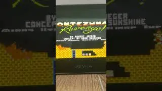 Does anyone still remember? #retro #8bit #atari800 #montezuma #revenge running on #psvita #console