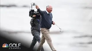 Mark O'Meara birdies No. 17 at Pebble Beach for the final time | Golf Channel