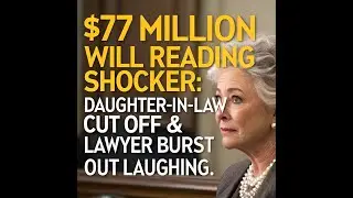 &ldquo;$77 Million Will Reading Shocker: Daughter-In-Law Cut Off & Lawyer Burst Out Laughing&rdquo;