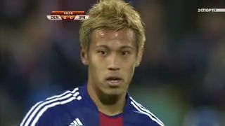 World Cup 2010  Denmark Japan  0 1  Keisuke Honda