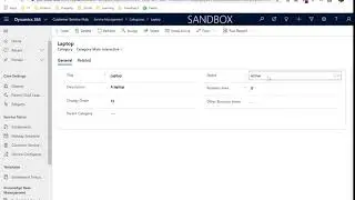 Dynamics 365  Customer Service Category status