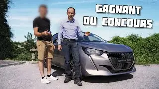 Je livre la Peugeot 208 au GAGNANT du JEU CONCOURS