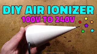 DIY air ioniser with wide voltage range