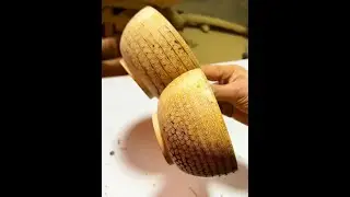 The production process of bamboo root rice bowl #handicraftsman# traditional culture#handmade