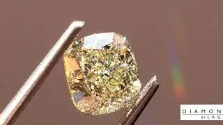 3.27ct Y-Z light canary Diamond R8778