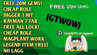New Private Server Growtopia (GTWOW) | FREE 20M GEMS!🔥