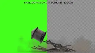 Crash Tower 1 D Cam 4k GREEN SCREEN