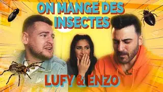 DÉGUSTATION D'INSECTES ET D'ARAIGNÉES (Ft. Lufy & Enzo)