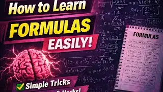 How to Learn & Remember Formulas Easily | Smart Study Tips for Students@khashia edupoint
