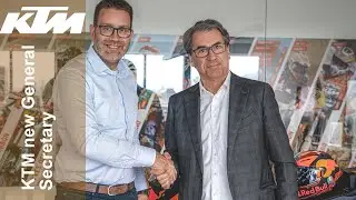 MSMA Chairman Stefan Pierer extends welcome to new General Secretary (KTM News with subtitles)