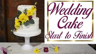 Wedding Cake Online Course; Rustic Buttercream Wedding Cake ; DIY Online Wedding Cake Course