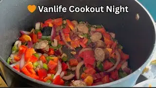 Vanlife Caravan Cookout | Simple Pasta Dinner With Friends on the Road