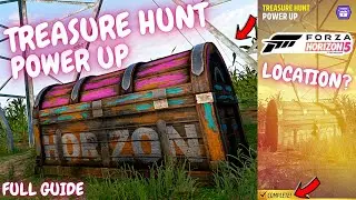 Forza Horizon 5-TREASURE HUNT how to complete power up-Treasure chest location-TREBOL speed zone