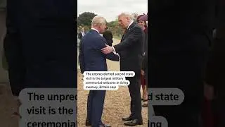 Trump welcomed by King Charles