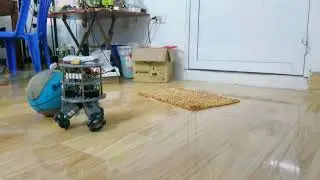 ball balancing robot (ballbot) test - hanoi university of industry - I-robot Lab