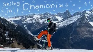 Spring skiing in Chamonix, France