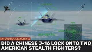 Китайский J-16 захватил ДВА американских истребителя-невидимки?!