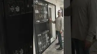 slide metal safety door #work #creative #art #doors #fyp #ms  #elahienggworks .com #ytshorts #shorts