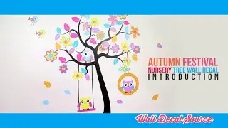 Autumn Festival Nursery Tree Wall Decal Introduction