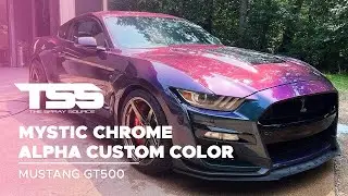 MYSTIC CHROME ALPHA CUSTOM COLOR | AUTOFLEX COATINGS | MUSTANG GT500