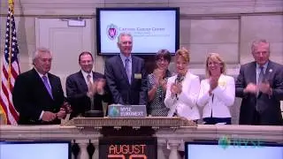 The University of Wisconsin Carbone Cancer Center Visits the NYSE