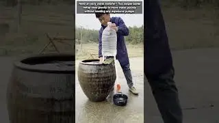 Smart Way To Move Water With This Simple Bottle