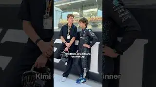 Кими Антонелли взял Янника Синнера на крутой круг! #f1 #mercedesf1 #кимиантонелли
