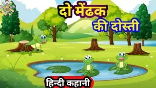 दो मेंढक //Do mendak//हिंदी कहानी//motivational story //#cartton //RR BCOM