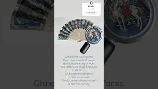 Antique hand fan. XIX century @Veeromania