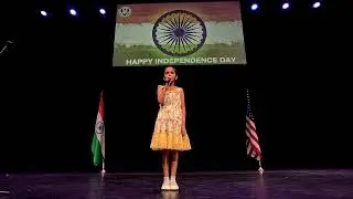 Solo girl song performance #risingstars #independenceday #usa #india #jaihind #iagc #youngtalent