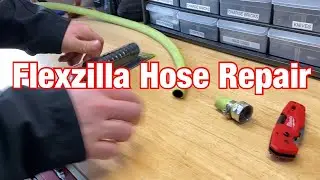 Ремонт кончика садового шланга Flexzilla