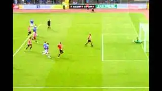 Marcus Stewart scores a penalty against Carlisle