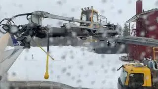 De-icing at Lulea Airport (LLA) 16/2/20