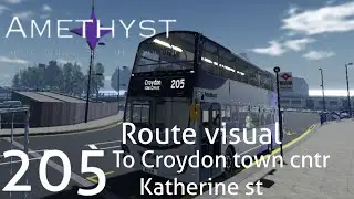 Roblox Croydon- Amethyst service 205 route visual 