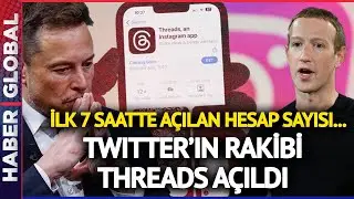 Elon Musk'ın Oyuncağına Dönen Twitter'dan Bıkan Threads'a Kaçtı! İlk 7 Saatte Rakibini Solladı