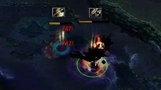 DOTA SHADOW FIEND vs MORTRED: LEGENDARY ULTRA KILL (5 vs 1)