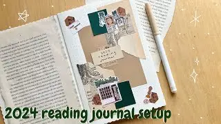 2024 reading journal setup!