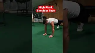 High Plank Shoulder Taps #gym