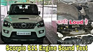 Scorpio Engine Sound | Mahindra Scorpio S11 Mhawk Engine Sound test (2.2 Liters 4 cylinder 140 BHP)